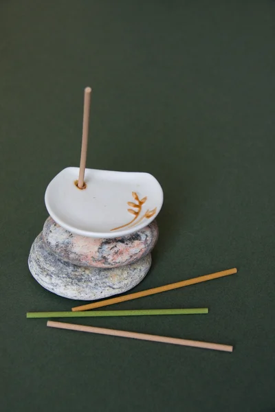 Aromatic Sticks and Porcelain Stand — Stok Foto