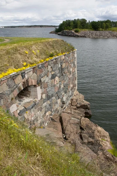 stock image Ford Stone Wall above Sea