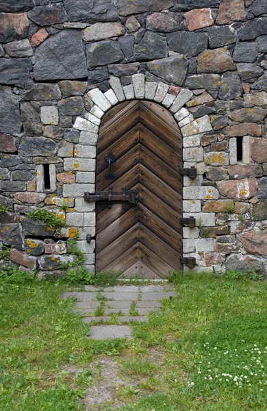 Stary zamek wejście — Zdjęcie stockowe