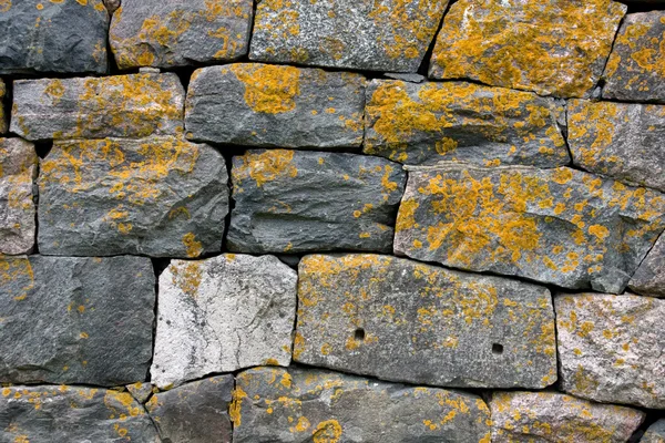 Стара сіра кам'яна стіна — стокове фото