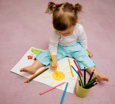 Children's drawing clipart