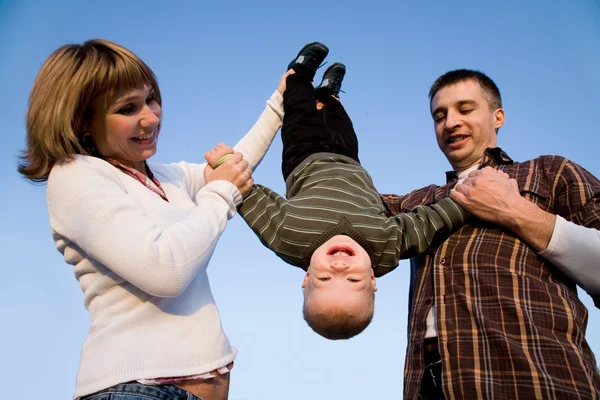 Head over heels — Stock Photo, Image