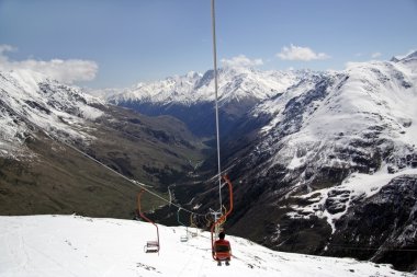 Mountains of Caucasus, Baksanskoe gorge. clipart