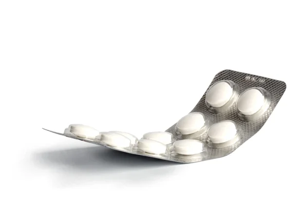 Tabletták csomagolásban. — Stock Fotó