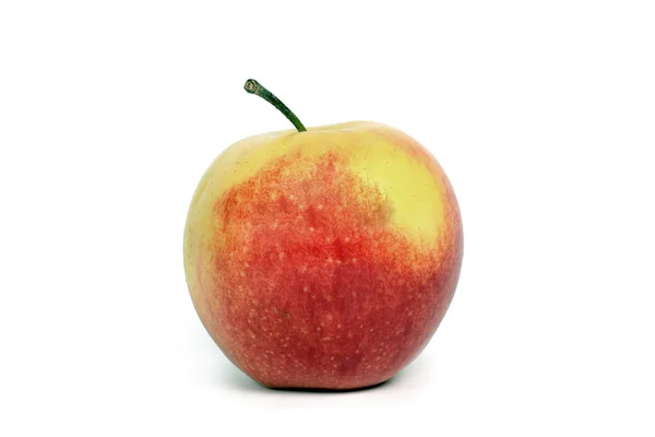 Beyaz arkaplanda elma. — Stok fotoğraf
