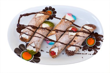 Cannoli clipart