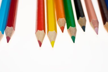 Colored pencils clipart