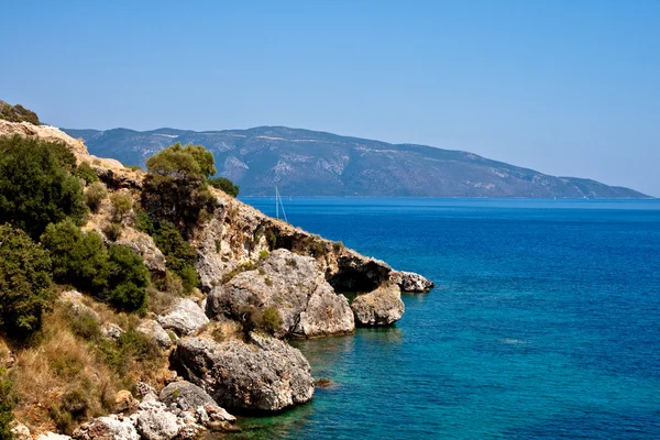 Agia Efimia beach, Cephalonia — Stock Fotó