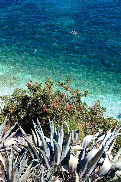 アギア エフィミア ビーチ、ケファロニア島 — ストック写真
