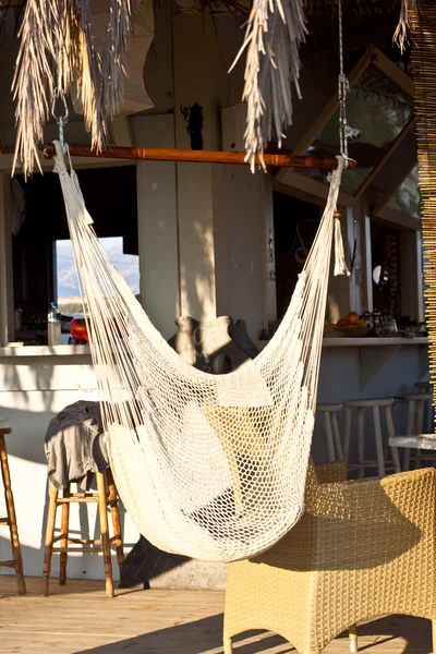 stock image Hammocks in a kiosk