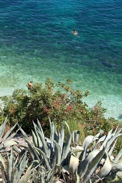 Пляжі Агіа Ефімія, острів Кефалінія — стокове фото