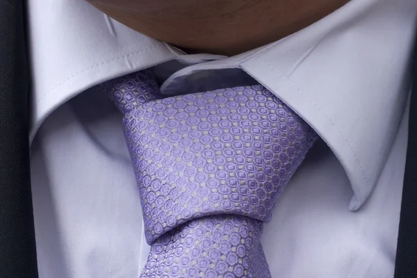 Necktie on a shirt — Stock Photo, Image