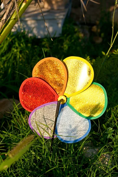 Χρωματιστά pinwheel — Φωτογραφία Αρχείου