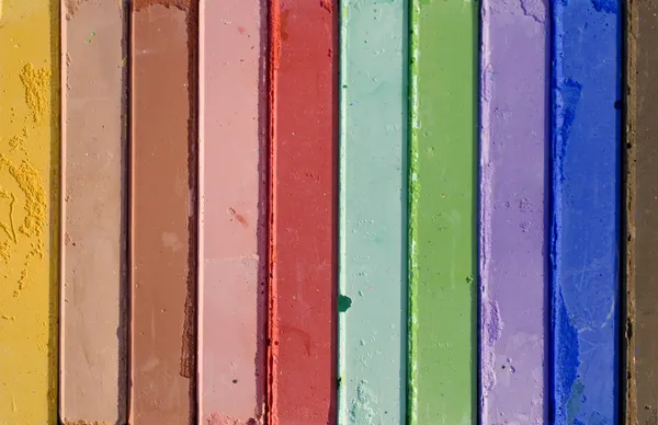 Χρωματιστές κιμωλίες — Φωτογραφία Αρχείου