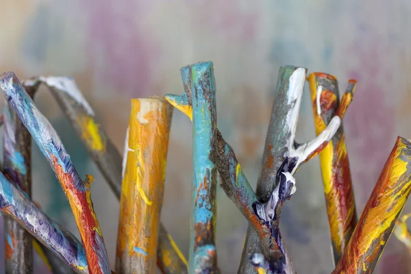 Renkli çubukları — Stok fotoğraf