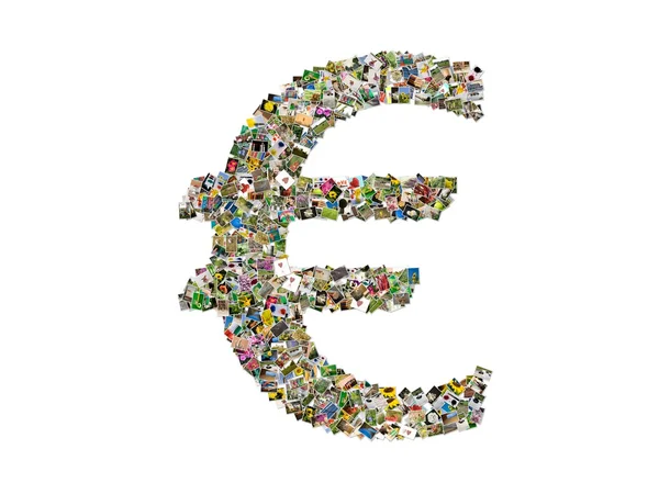 Simbolo euro — Foto Stock