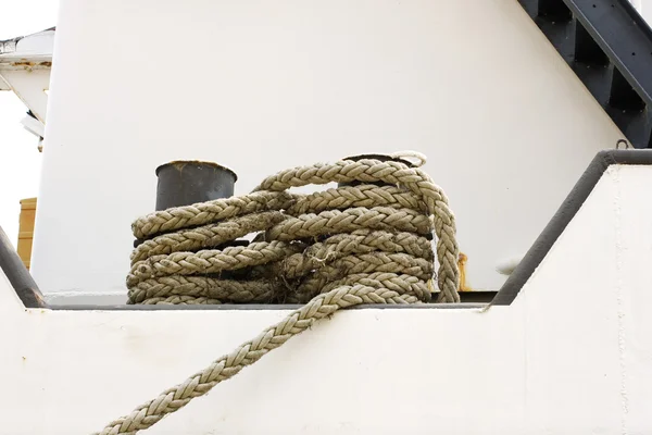 Stará lana kolem kotvení — Stock fotografie