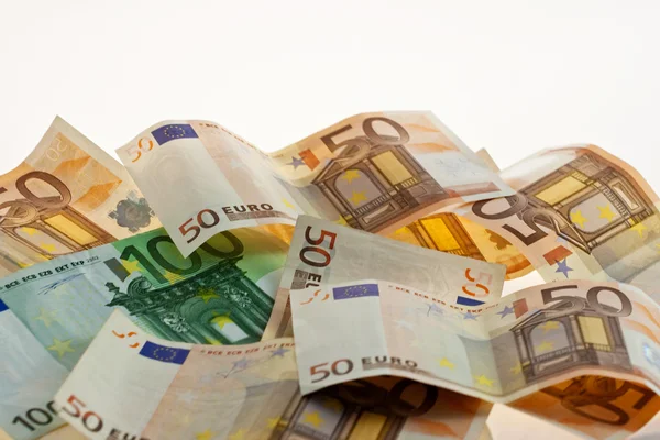 Euros banknotes — Stock Photo, Image