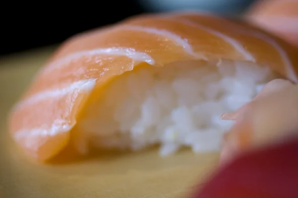Negro-Sushi — Stok Foto
