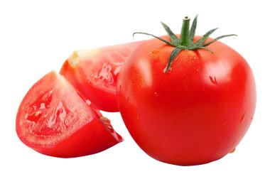 Red tomato . clipart