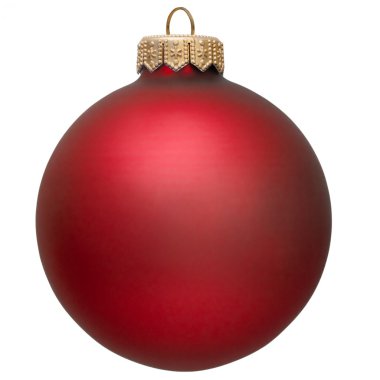 Red christmas ornament . clipart