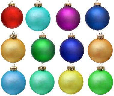 Collection christmas ornament . clipart