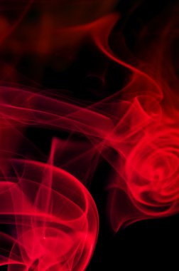 Abstract red smoke . clipart