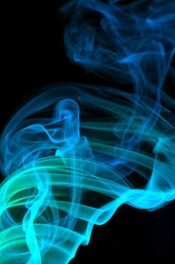 Blue smoke clipart