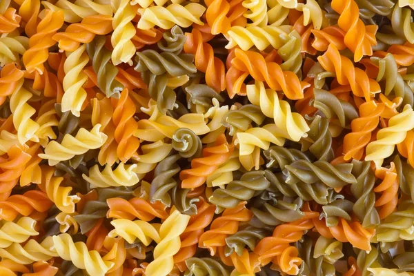 Multicolor spiral macaroni. — Stock Photo, Image