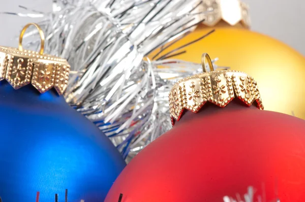 Barevné vánoční koule — Stock fotografie