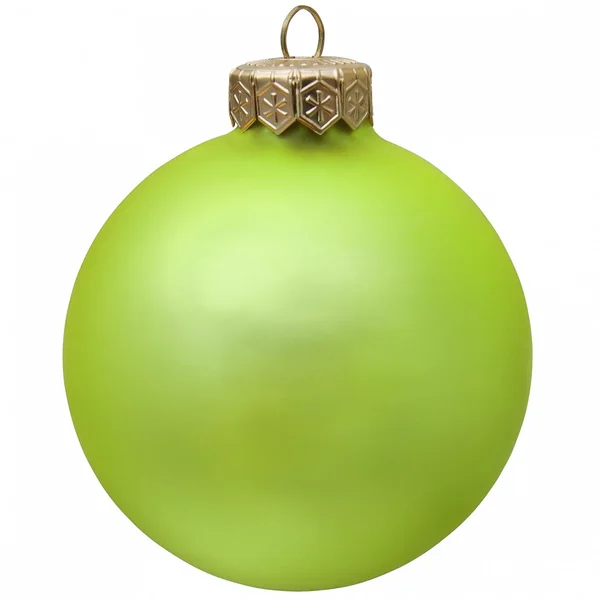 Green christmas ornament . — Stock Photo, Image
