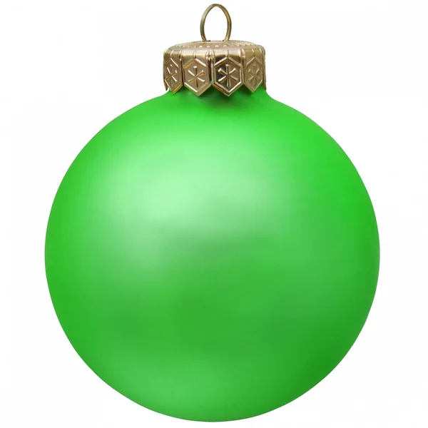 Ornamento de Natal verde  . — Fotografia de Stock