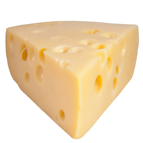 Käse isoliert — Stockfoto