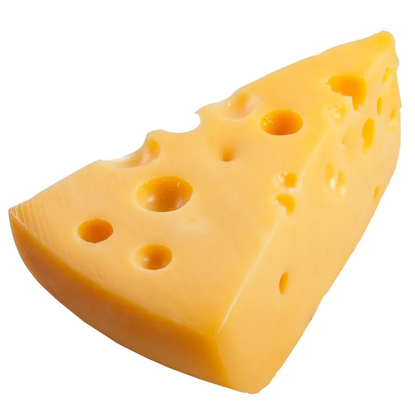 Сыр изолированные — стоковое фото