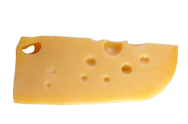 Un formaggio isolato — Foto Stock