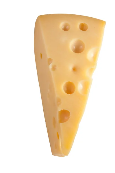 Ein Käse, isoliert — Stockfoto