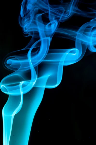 Abstraktní modrý kouř — Stock fotografie