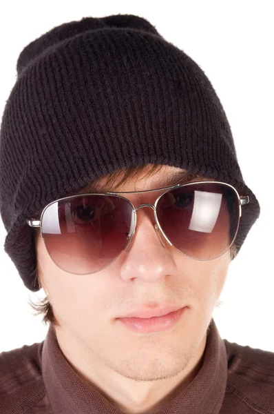 Chico joven en gafas de sol  . — Foto de Stock