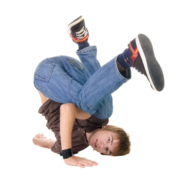 stock image Young breakdancer posing.