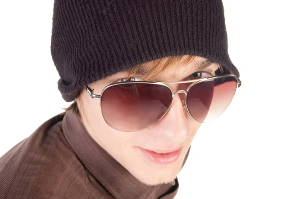 Young guy in sunglasses . — Stock Photo, Image