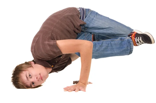 Breakdancing position — Stockfoto