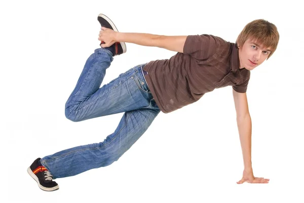 Breakdancing position — Stockfoto