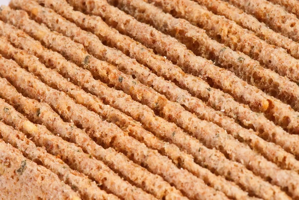 Slices of low caloric crispbread — Stock Photo, Image