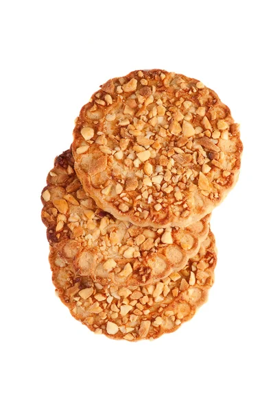 Cookies with a nut crumb. — Stok Foto