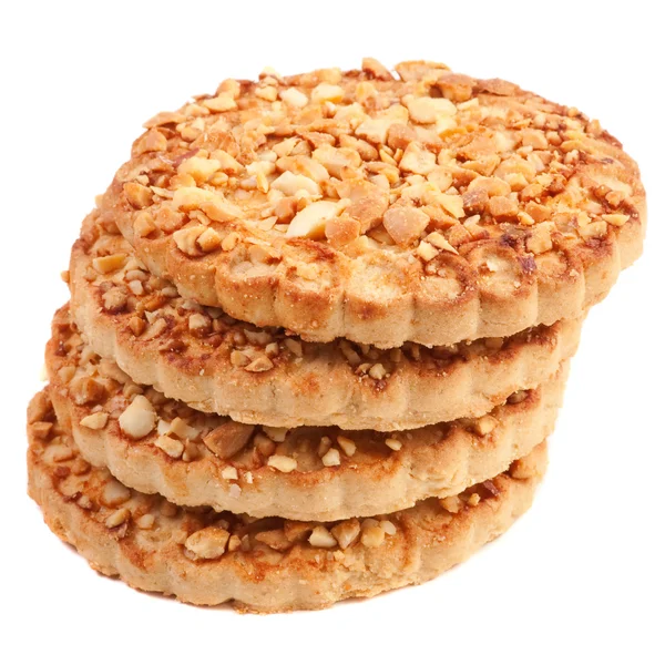 Cookies with a nut crumb. — Stock Photo, Image