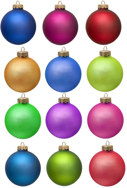 Kolekce barevné vánoční ozdoba. Isola — Stock fotografie