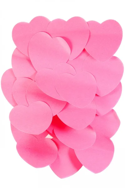 Pink heart sticker. — Stock Photo, Image