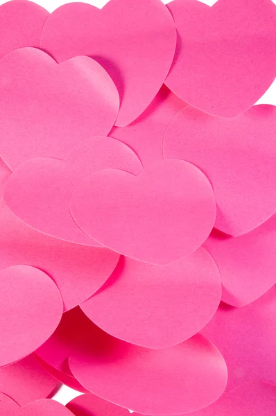 Pegatina de corazón rosa. Imágenes de stock libres de derechos