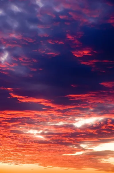 Der Himmel bei Sonnenuntergang — Stockfoto