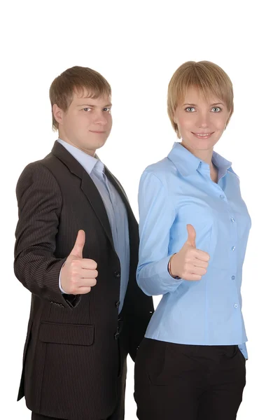 Businessman and businesswoman — Stock Photo, Image